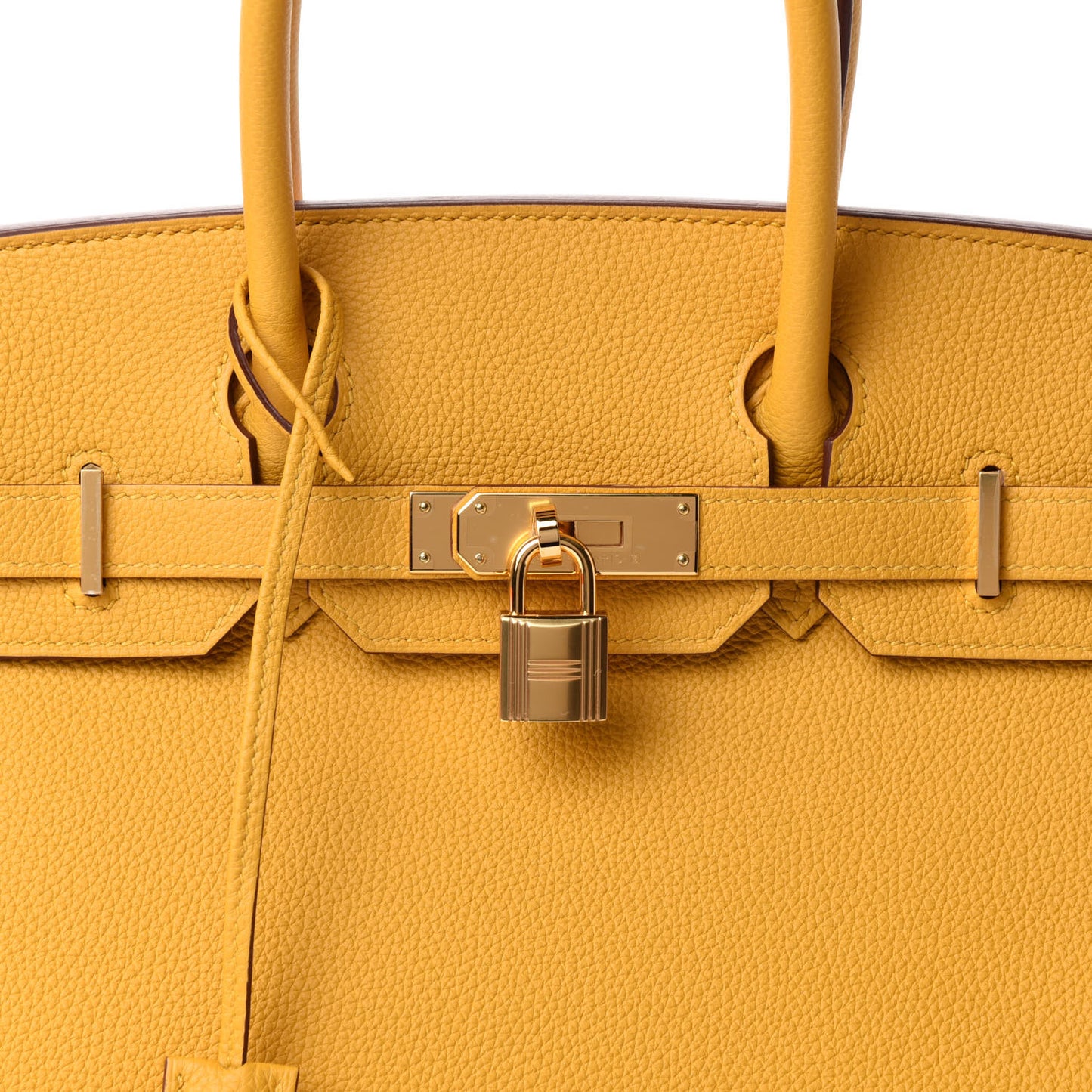 Togo Birkin 30 Jaune Ambre