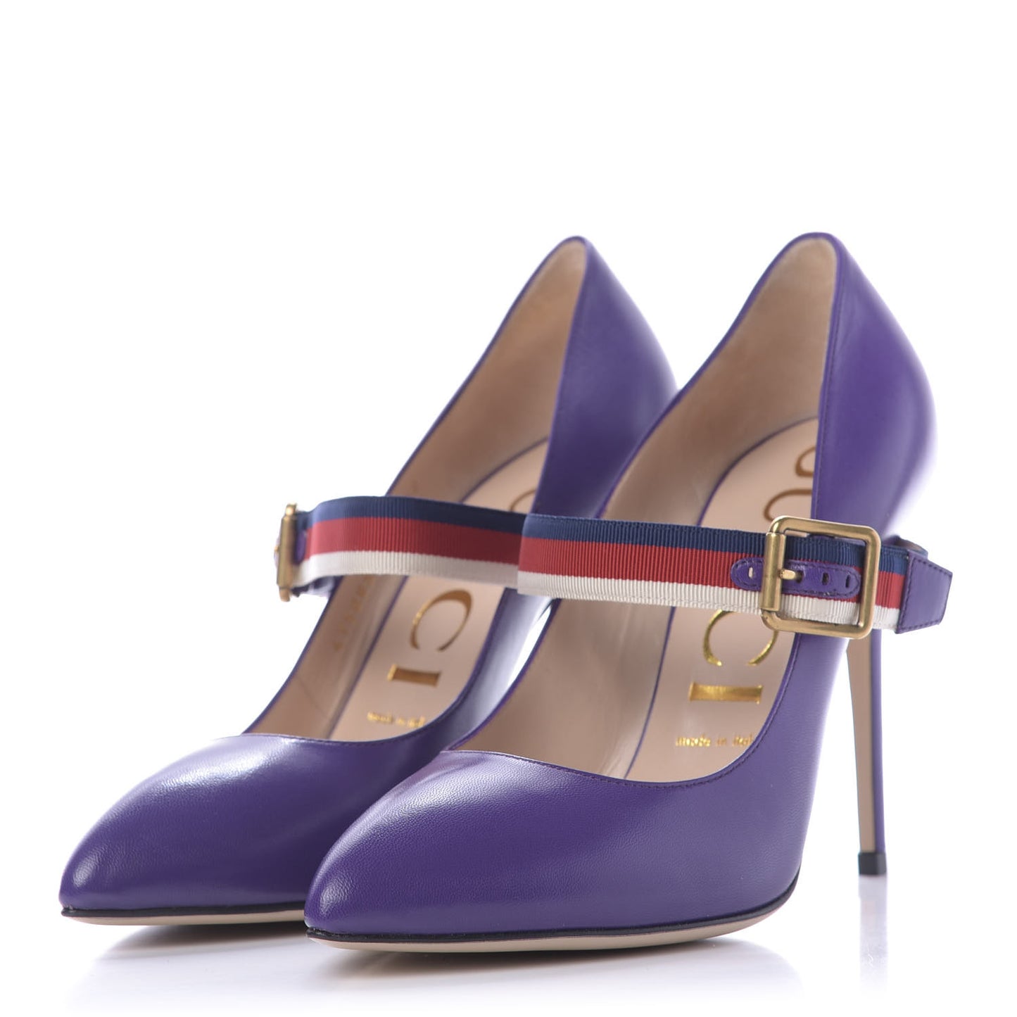 Malaga Kid Sylvie High Heel Pumps 39 Shine Purple