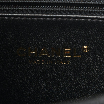 Chanel Caviar Lizard Quilted Small Coco Handle Flap Black 6 of 8