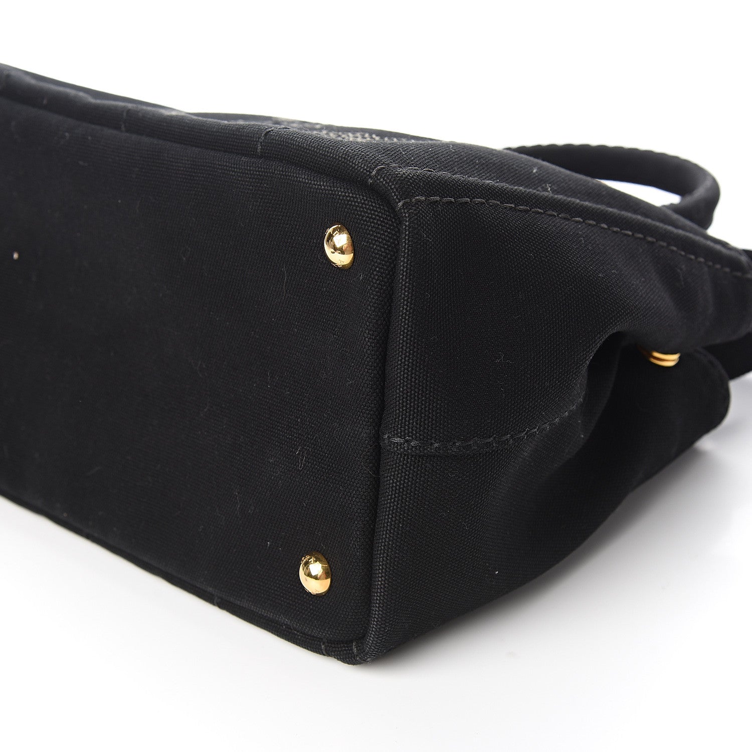 Prada Canapa Small Logo Tote Black 7 of 9