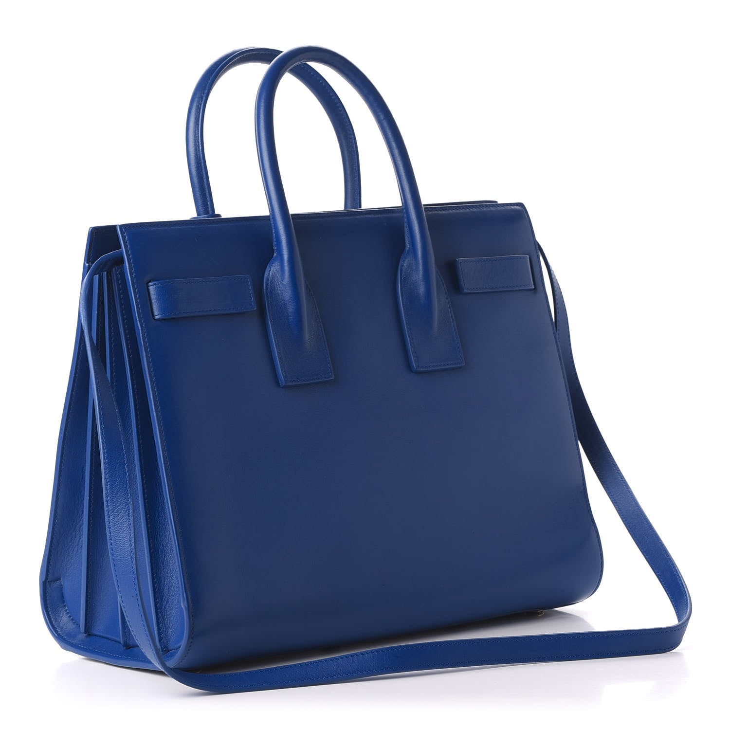 Saint Laurent Calfskin Small Sac De Jour Blue Majorelle 3 of 10