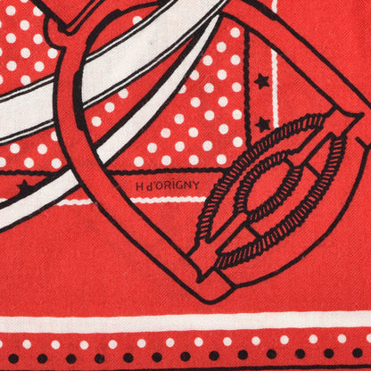 Hermes Silk Cashmere Grand Manege Bandana Shawl 140 4 of 5