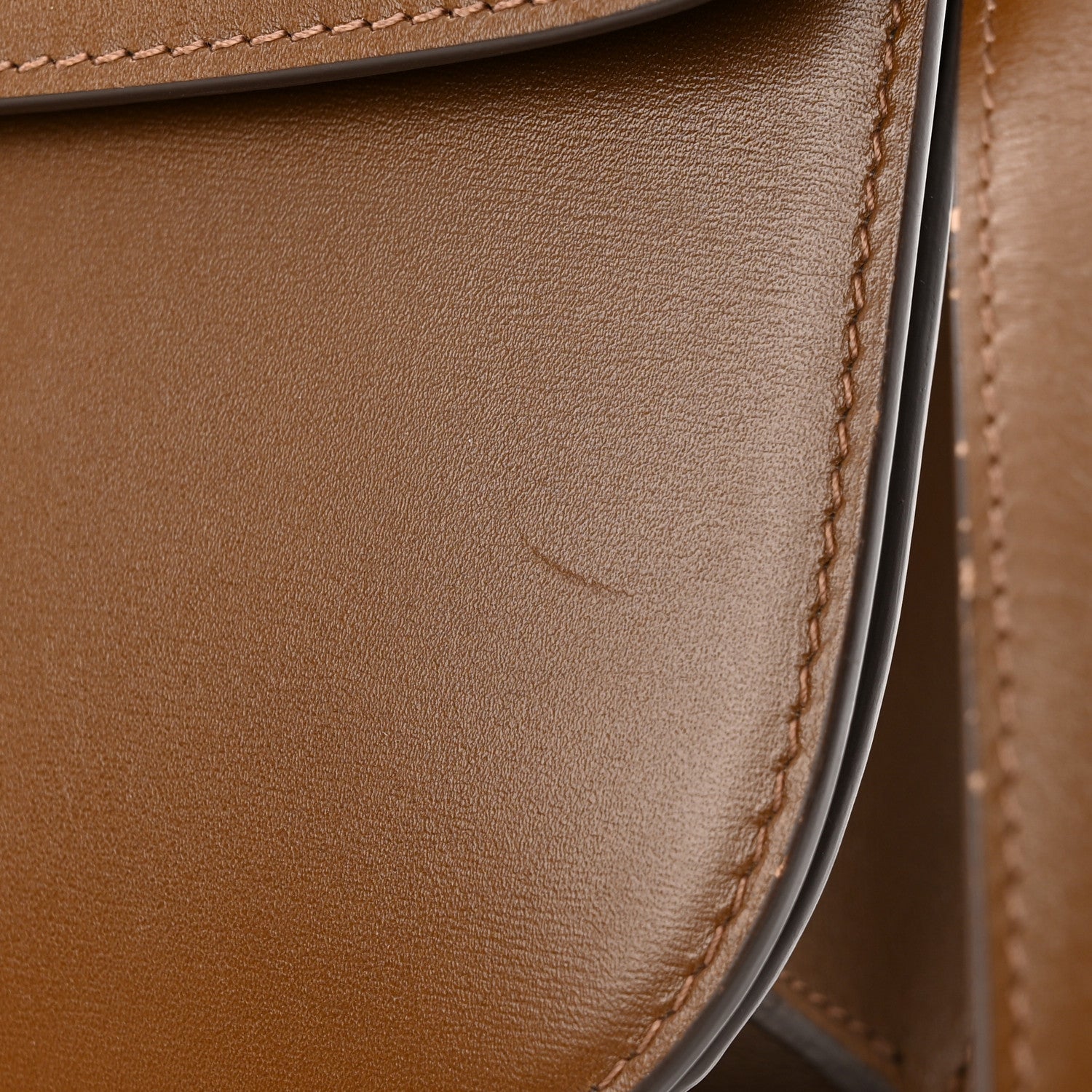 Celine Box Calfskin Medium Classic Box Flap Bag Camel 16 of 22