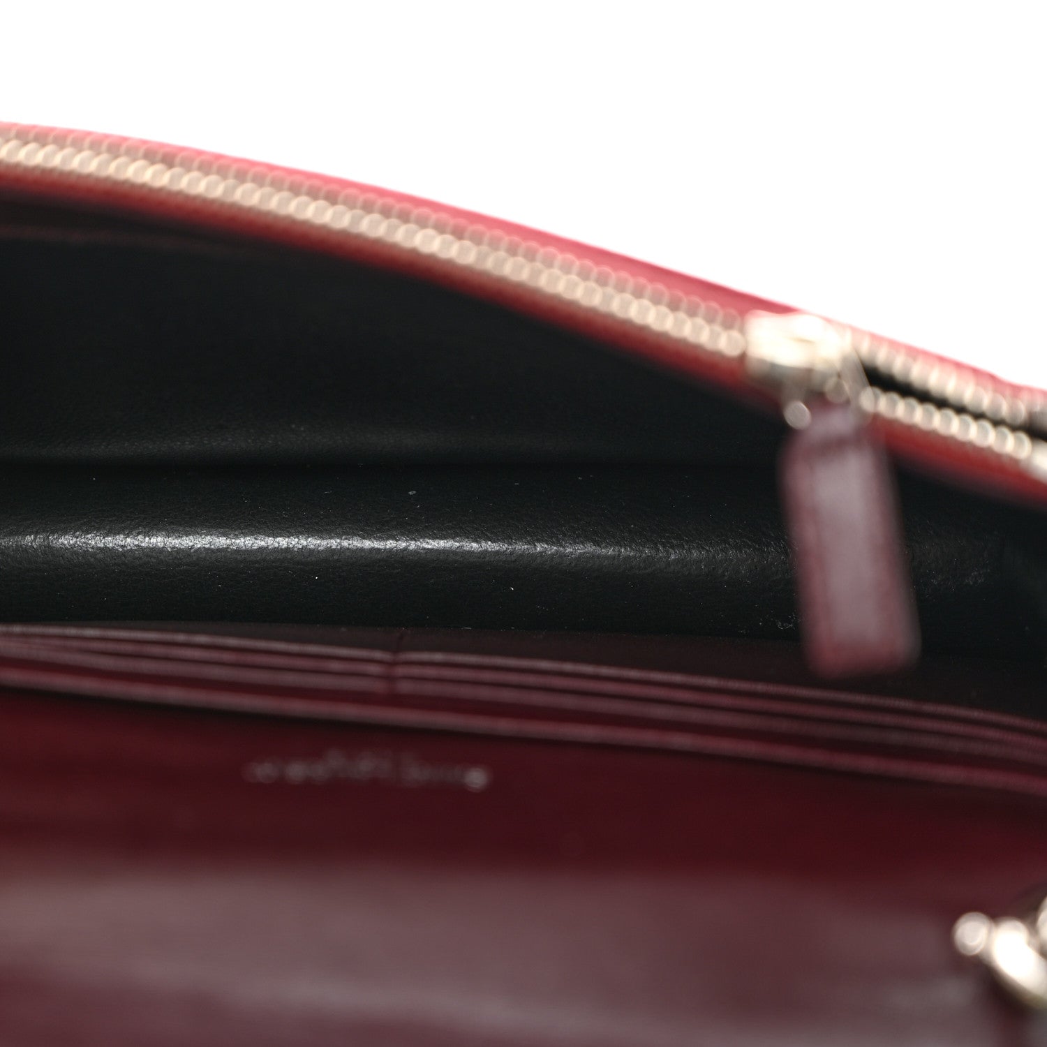 Saint Laurent Velvet Crystal Monogram Kate Tassel Shoulder Bag Burgundy 5 of 10