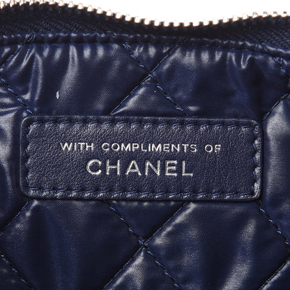 Chanel Caviar Quilted Small Pouch Navy 8 of 11