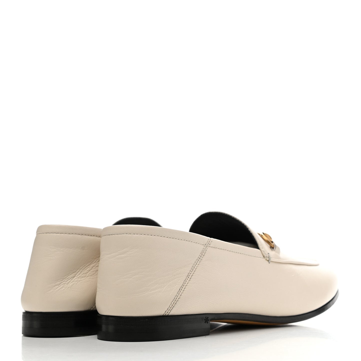 Lambskin Womens Brixton Horsebit Loafers 39 Mystic White