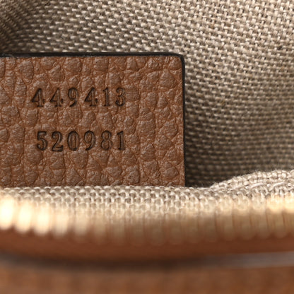 Gucci Monogram Mini Bree Messenger Bag Beige Tabacco 7 of 10
