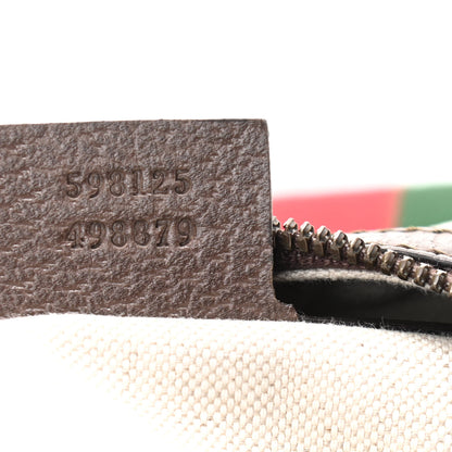 Gucci GG Supreme Monogram Web Small Ophidia Half Moon Hobo Brown 7 of 12