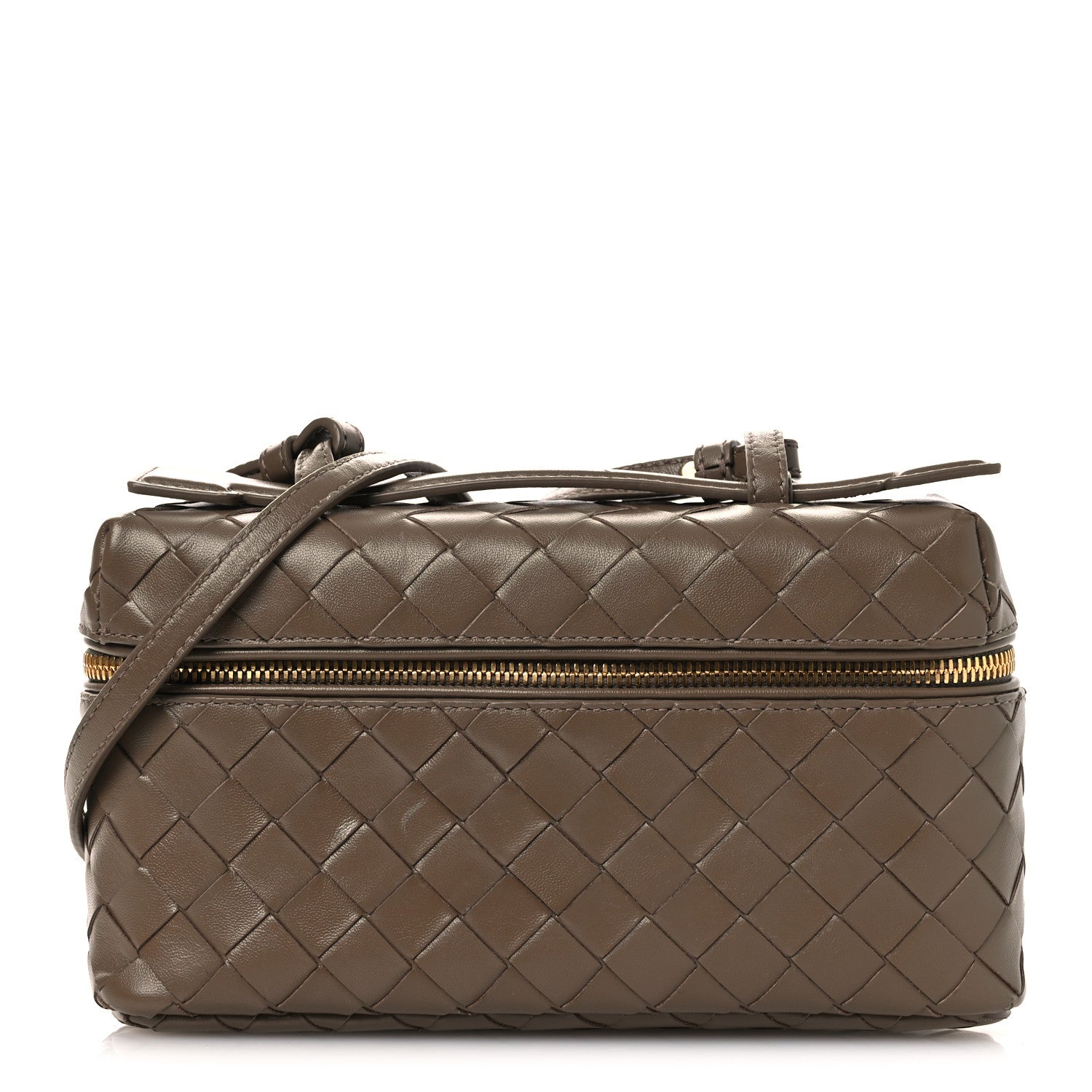 Bottega Veneta Calfskin Intrecciato Bang Bang Vanity Case Pinecone 1 of 11