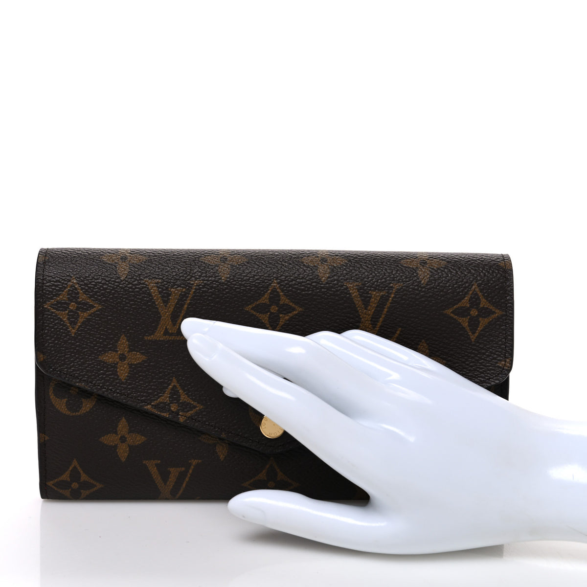 Louis Vuitton Monogram Sarah Wallet NM Coquelicot 2 of 6
