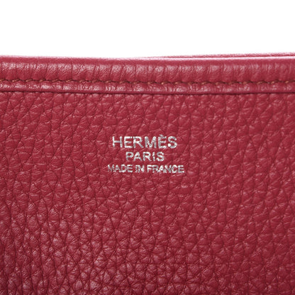 Hermes Taurillon Clemence Evelyne III GM Rubis 6 of 8