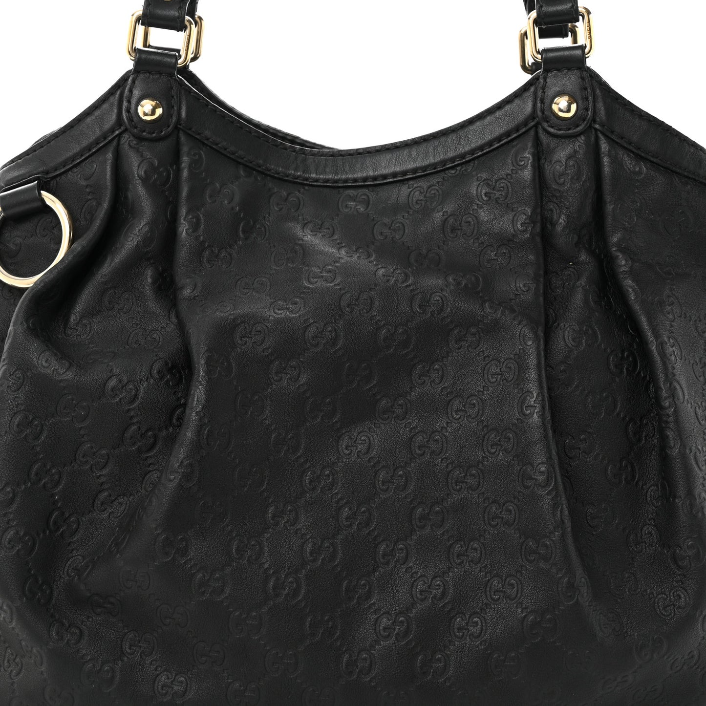 Guccissima Large Sukey Tote Black