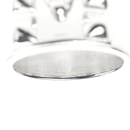 Hermes Sterling Silver Collier De Chien CDC Ring 54 6.75 4 of 5