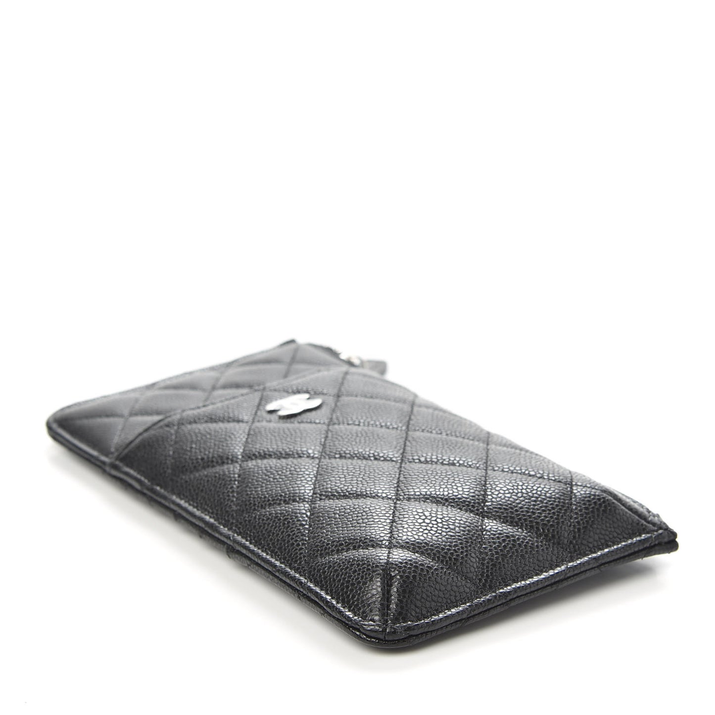 Caviar Quilted Classic iPhone Pouch Black