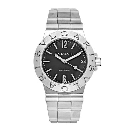 Bulgari Stainless Steel 29mm Diagono Automatic Watch Black 1 of 7