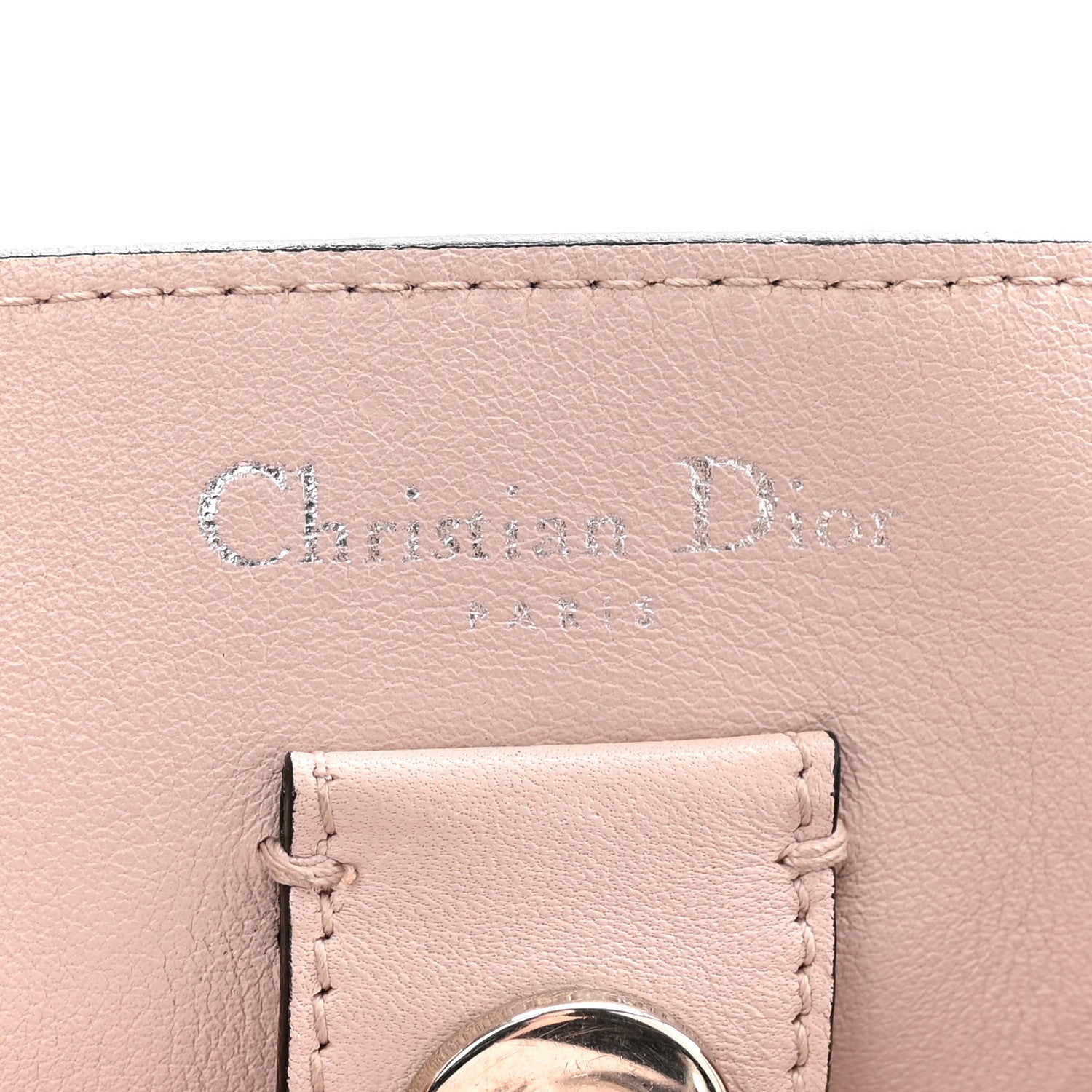 Christian Dior Smooth Calfskin Large Diorissimo Tote Black Rose Poudre 6 of 14