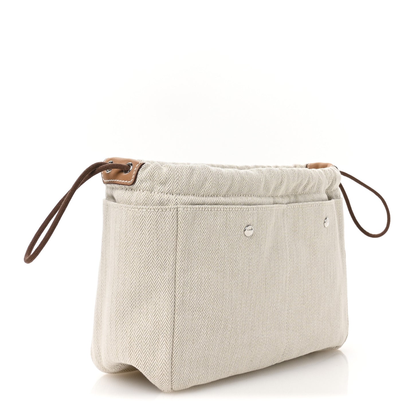 Canvas Barenia Fourbi 25 MM Pouch Naturel Fauve