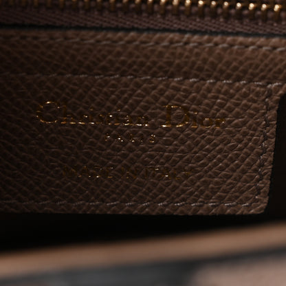 Christian Dior Grained Calfskin Saddle Bag With Strap Warm Taupe 6 of 11