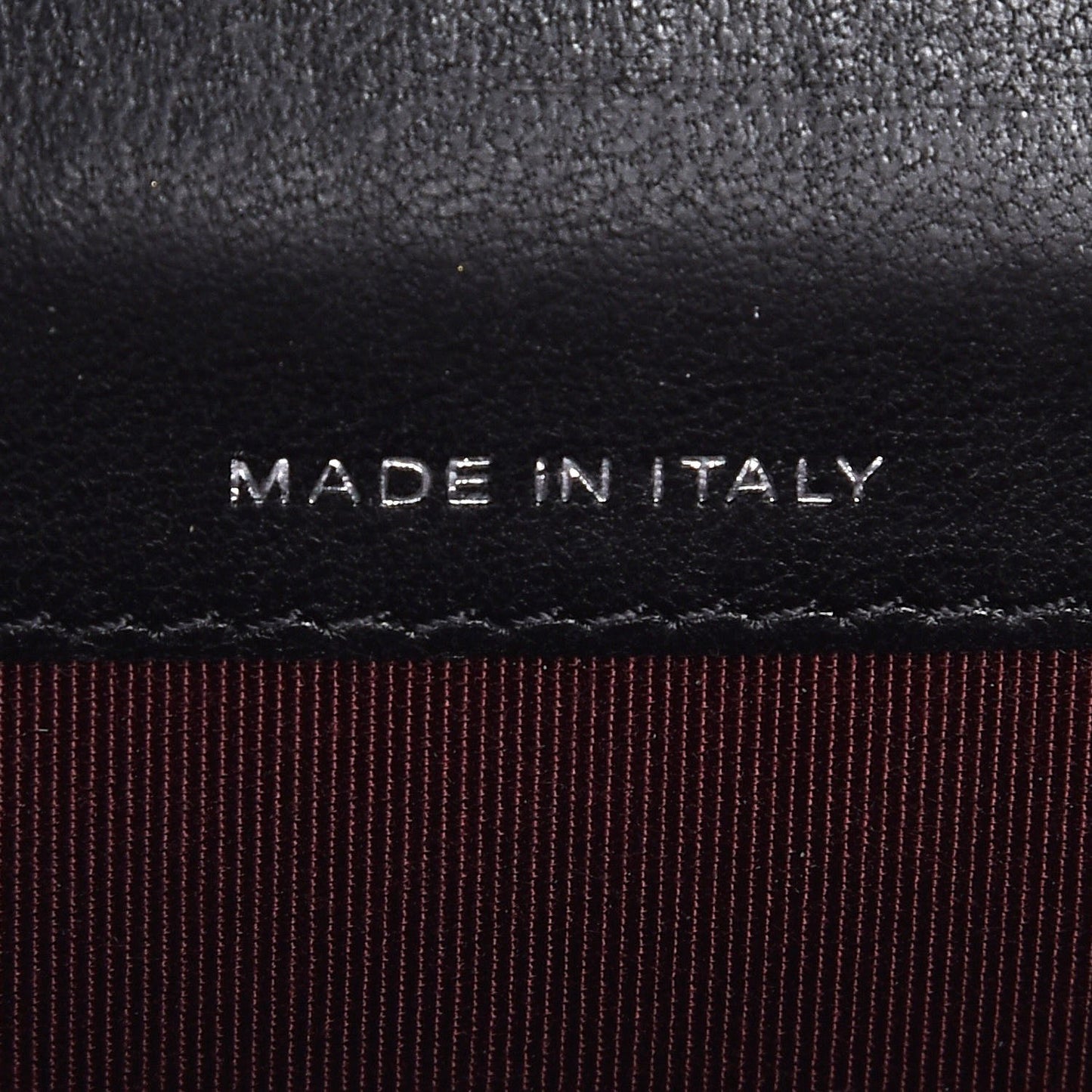 Lambskin Quilted Flap Card Holder Black