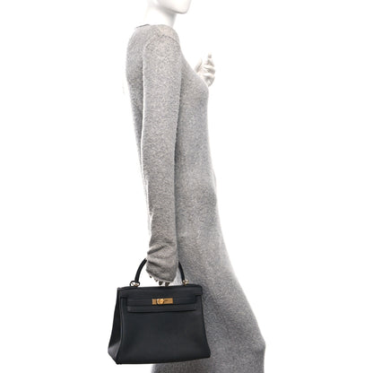 Hermes Togo Kelly Retourne 28 Black 2 of 11