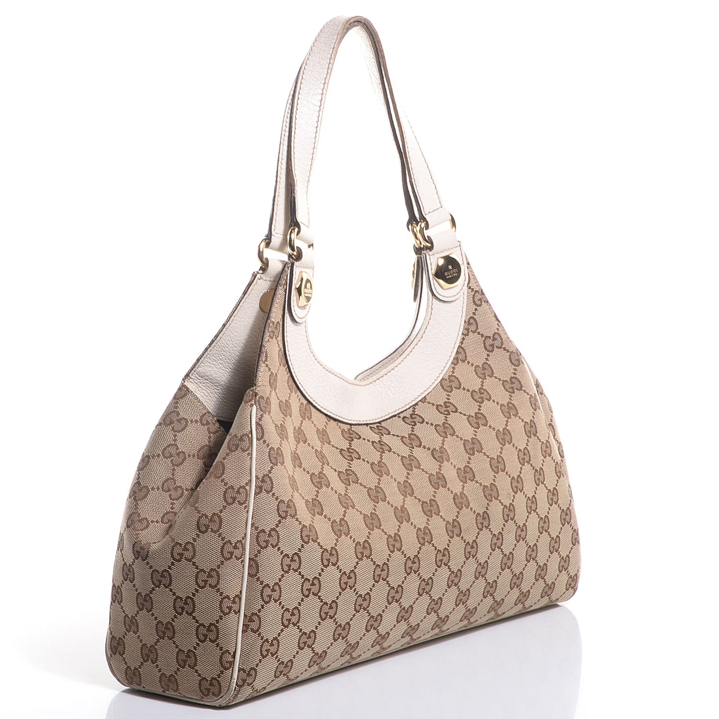 Monogram Charmy Medium Shoulder Bag Off White