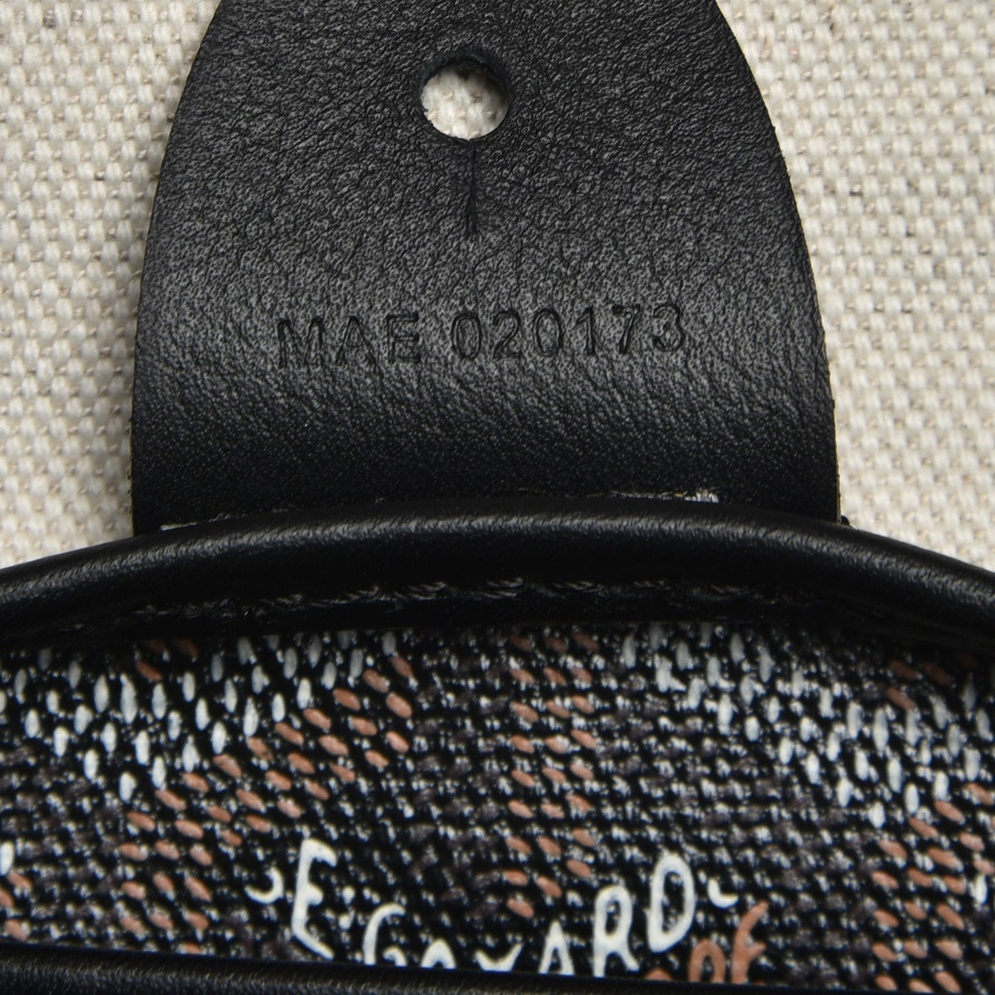 Goyardine Artois PM Black
