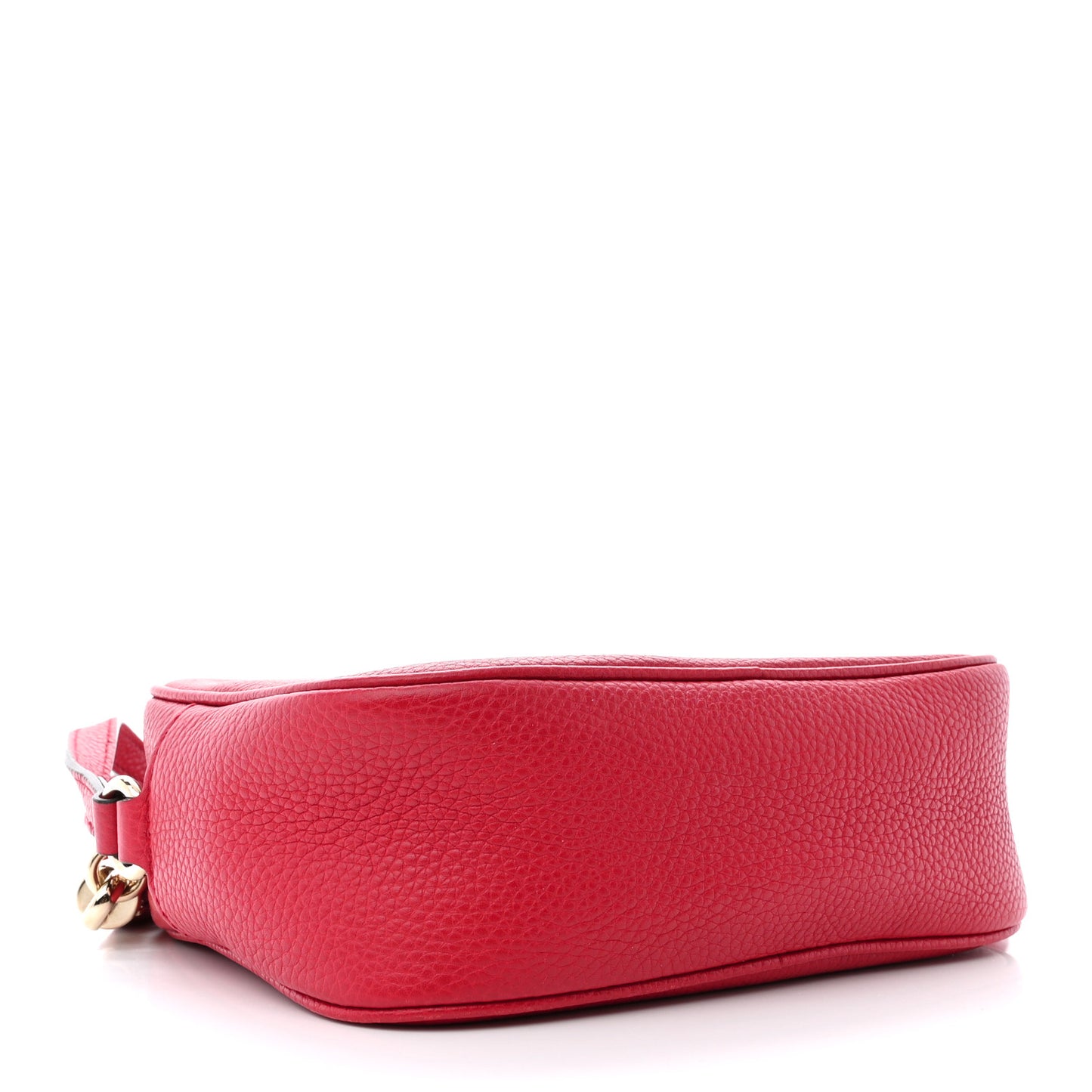 Pebbled Calfskin Small Soho Disco Bag Tabasco Red