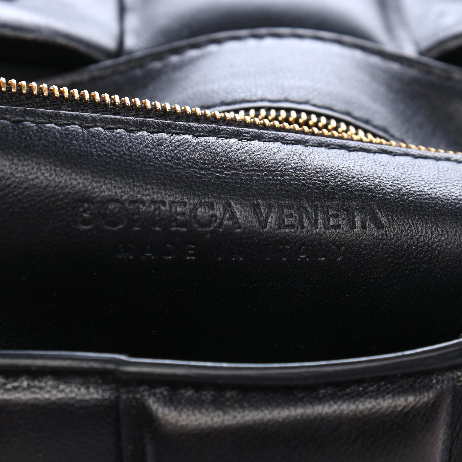 Bottega Veneta Lambskin Maxi Intreccio Padded Chain Cassette Crossbody Bag Black 6 of 8