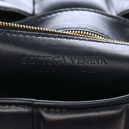 Bottega Veneta Lambskin Maxi Intreccio Padded Chain Cassette Crossbody Bag Black 6 of 8