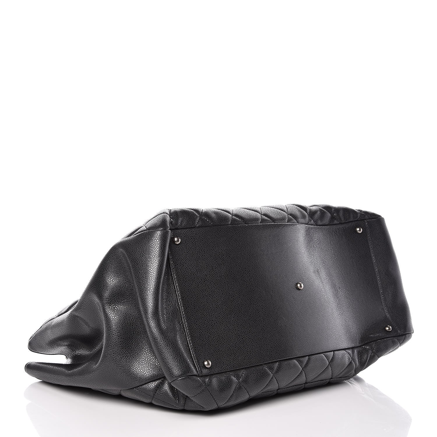 Chanel Caviar Quilted XL Grand Shopping Tote GST Black 4 of 20