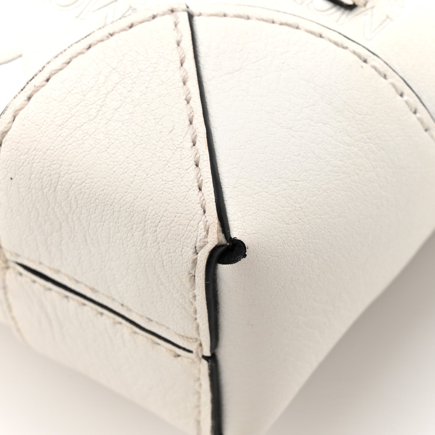 MCM Calfskin Ottomar Monogram Soft Berlin Belt Bag White 12 of 18