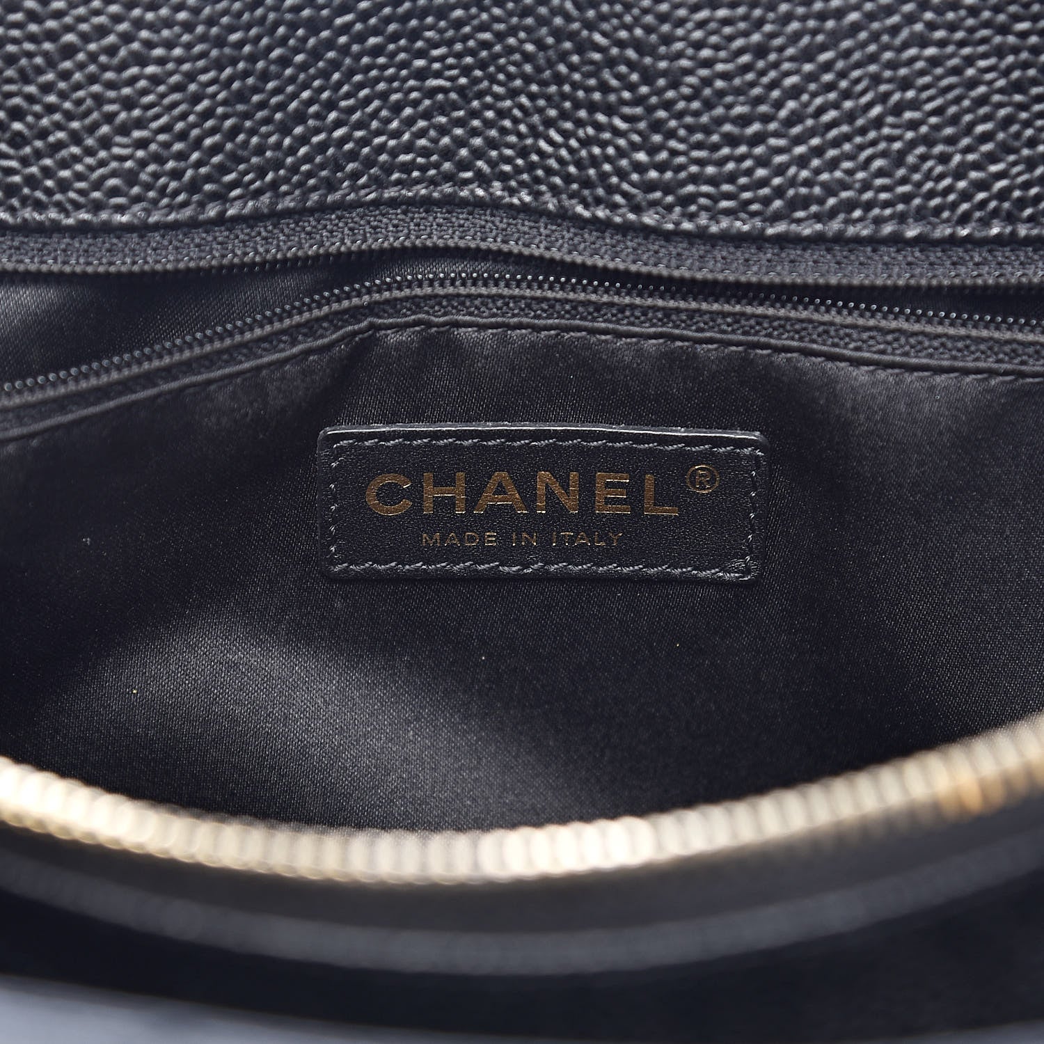 Chanel Caviar Quilted Grand Shopping Tote GST Black 6 of 10