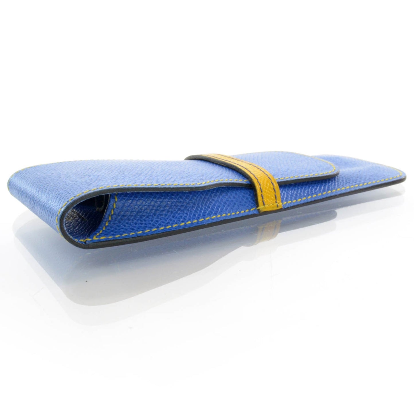 Courchevel Pen Case Bleu France and Jaune