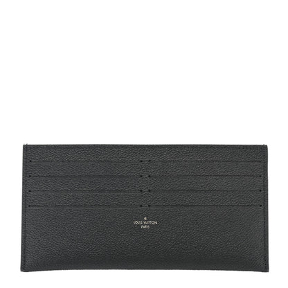 Louis Vuitton Calfskin Felicie Chain Wallet Card Holder Insert Black 1 of 6