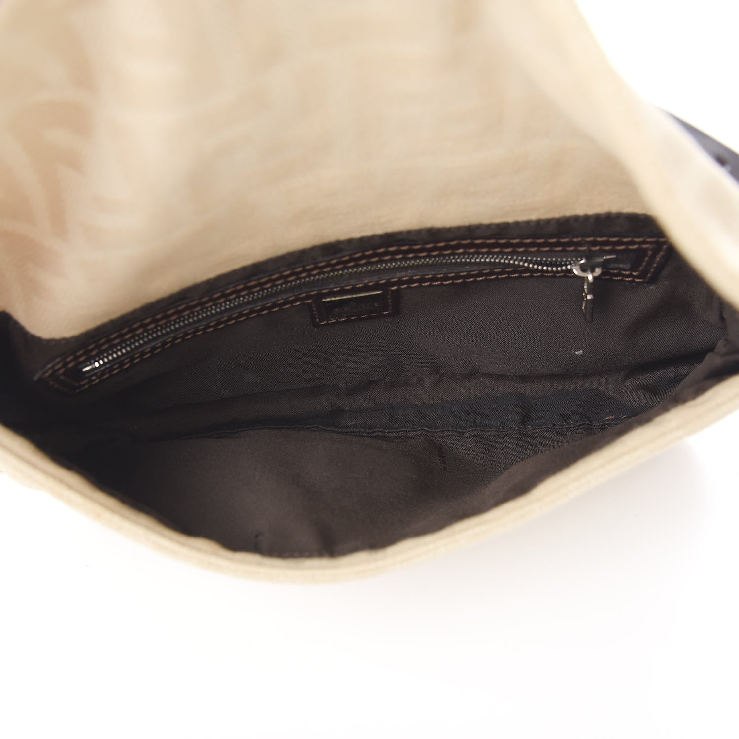 Fendi Zucca Baguette Beige 4 of 9