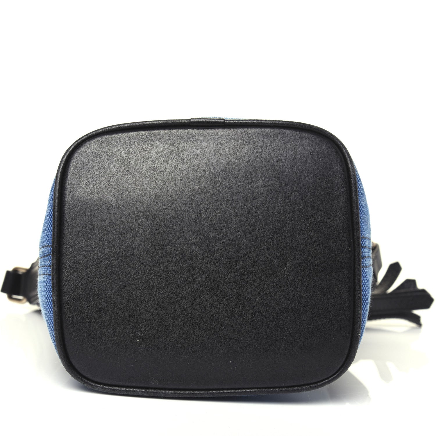 Burberry Overdyed Canvas Mega Check Mini Ashby Hobo Ultramarine Blue 21 of 23