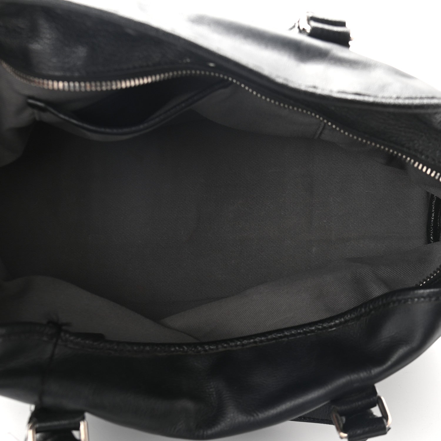Proenza Schouler Calfskin Top Handle Satchel Bag Black 5 of 9