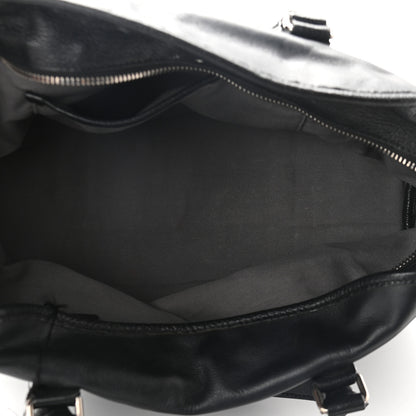 Proenza Schouler Calfskin Top Handle Satchel Bag Black 5 of 9