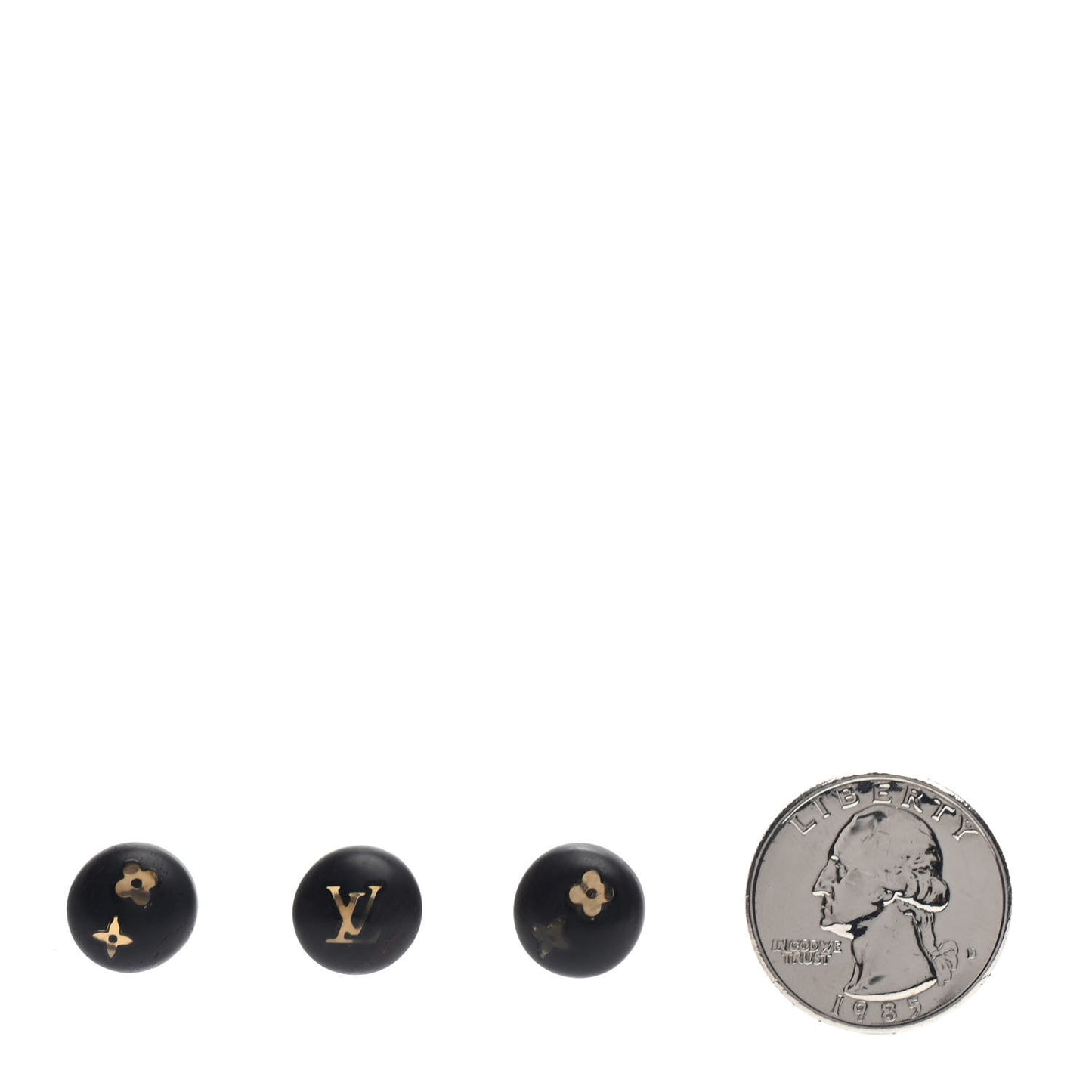Tiger Wood Brass Silvania Stud Earrings