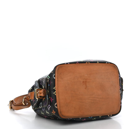 Louis Vuitton Monogram Multicolor Petit Noe Black 4 of 10