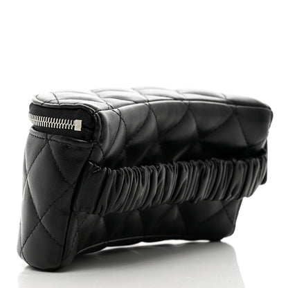 Chanel Lambskin Quilted Arm Coin Purse Black 3 of 7