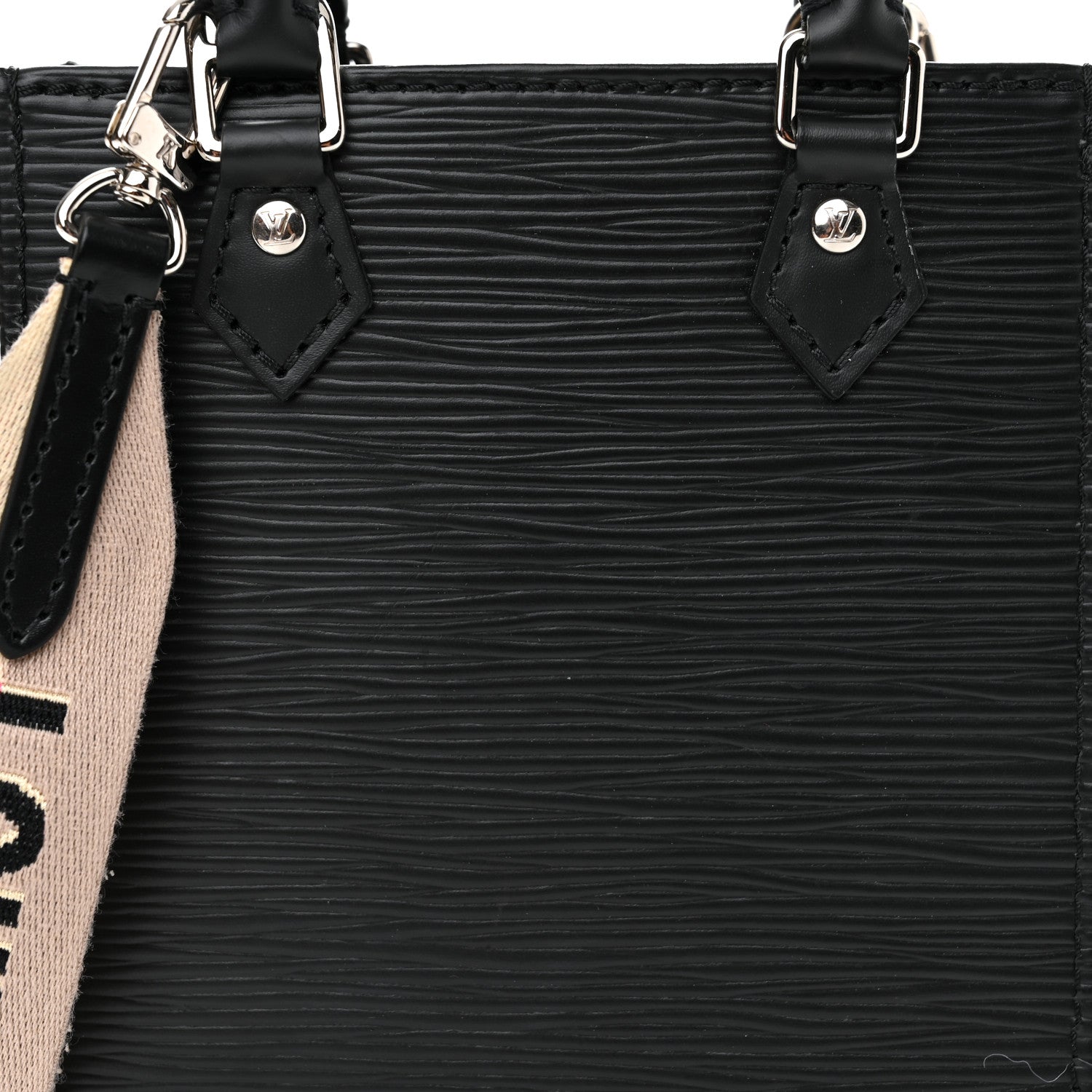 Louis Vuitton Epi Jacquard Petit Sac Plat Black 7 of 9