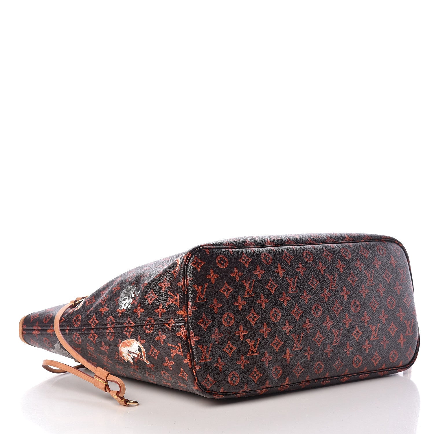 Louis Vuitton Catogram Neverfull MM Marron 5 of 15