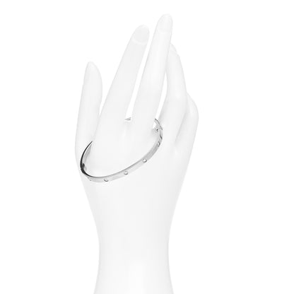 Cartier 18K White Gold 10 Diamond Small LOVE Bracelet 17 2 of 5