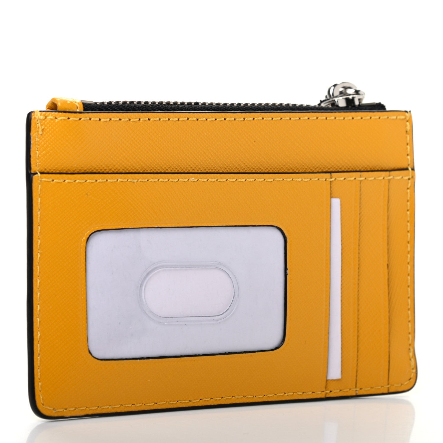 Marc Jacobs X PEANUTS Saffiano Woodstock Top Zip Multi Wallet Yellow 3 of 7