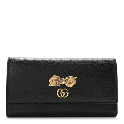 Gucci Calfskin Garden Continental Wallet Black 1 of 10