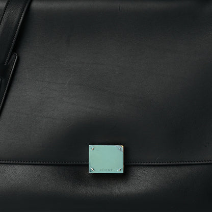 Celine Smooth Calfskin Medium Trapeze Black 7 of 10