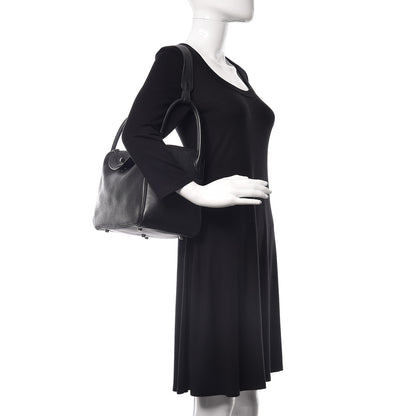 Hermes Taurillon Clemence Lindy 30 Black 2 of 15