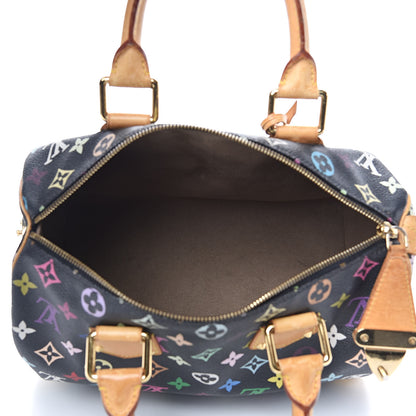 Louis Vuitton Monogram Multicolor Speedy 30 Black 5 of 20