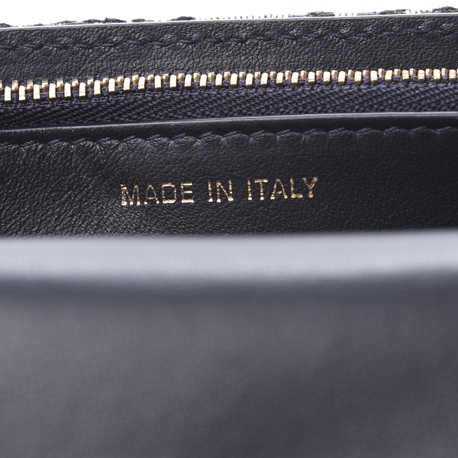 Christian Dior Oblique Saddle Belt Bag Blue 7 of 11